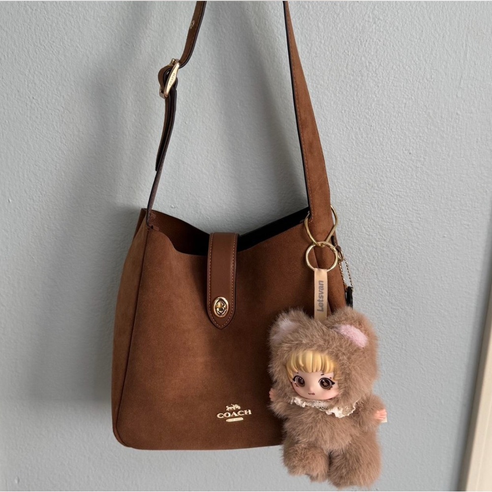 Coach Hadley suede shoulder bag